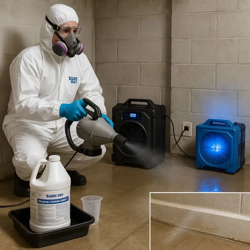 Sanitization and Odor Removal process in Tinley Park, IL